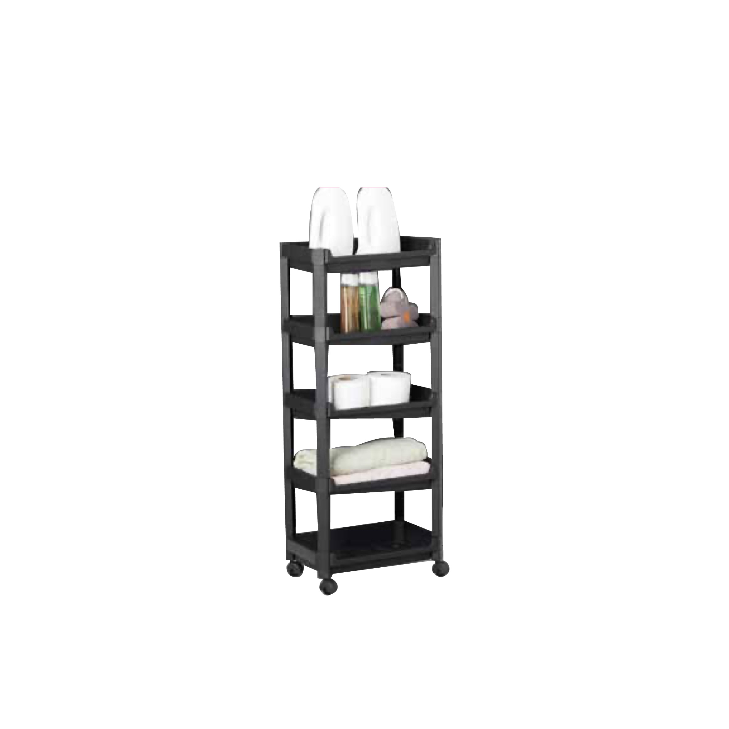 Organizer Rafty Wide Slide Out Rack Trolley 5 Layers, TUR-ORG75ECO