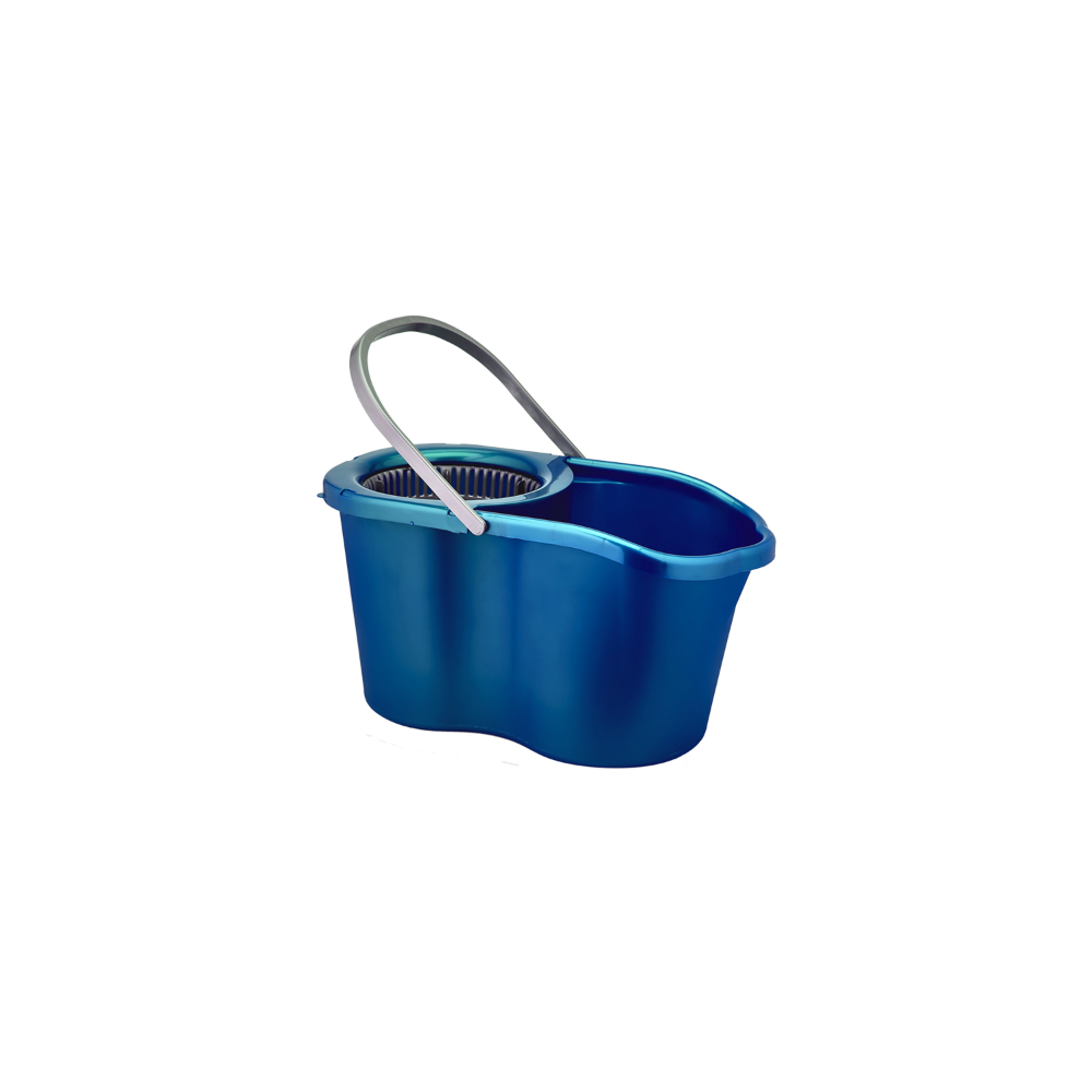 Magic Mop Bucket Lisa, 360 Degree Rotating Mop, Bucket Capacity 12L, Blue, ZLN1389BLU
