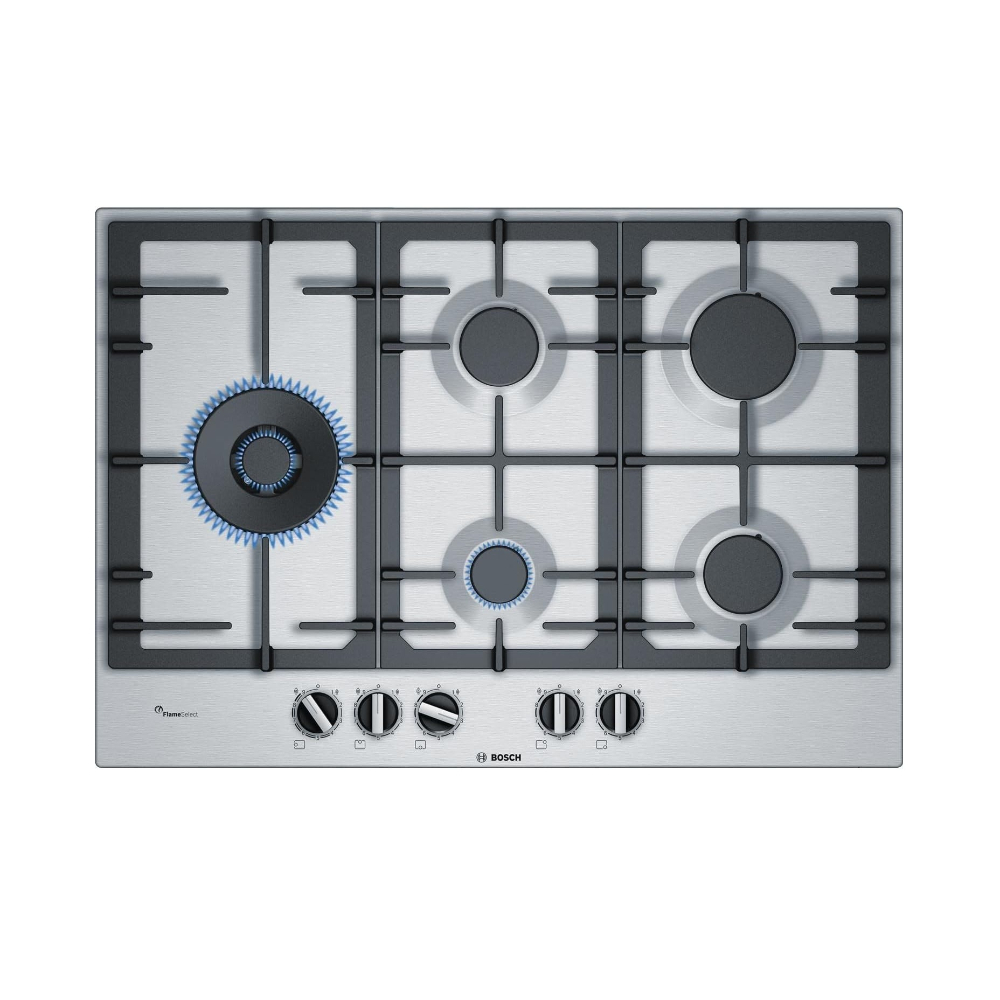 Bosch Gas Hob 70cm Stainless Steel, BOS-PCS7A5M90