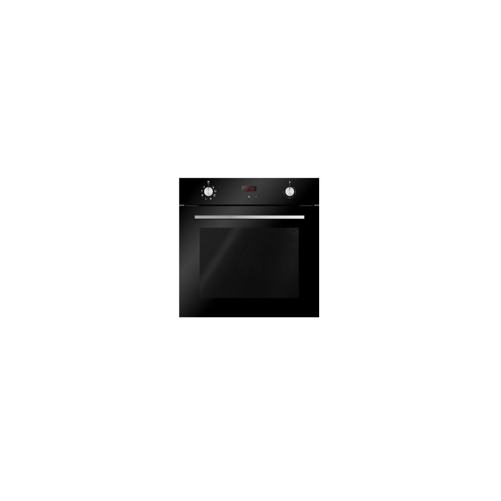 Smalvic Electric Oven 60Cm Full 8 Functions, 1Fan, Grill, 6 Level Cooking, 64L Full Black, SMA-F60EEB1F