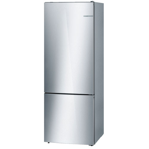 Bosch Free Standing Refrigerator/Bottom Mount Freezer, 42Db Noise Level, No Frost, 400L Fridge Capacity, 105L Freezer Capacity, A++ Energy Efficiency Class, Inox, Kgn56Lm30U
