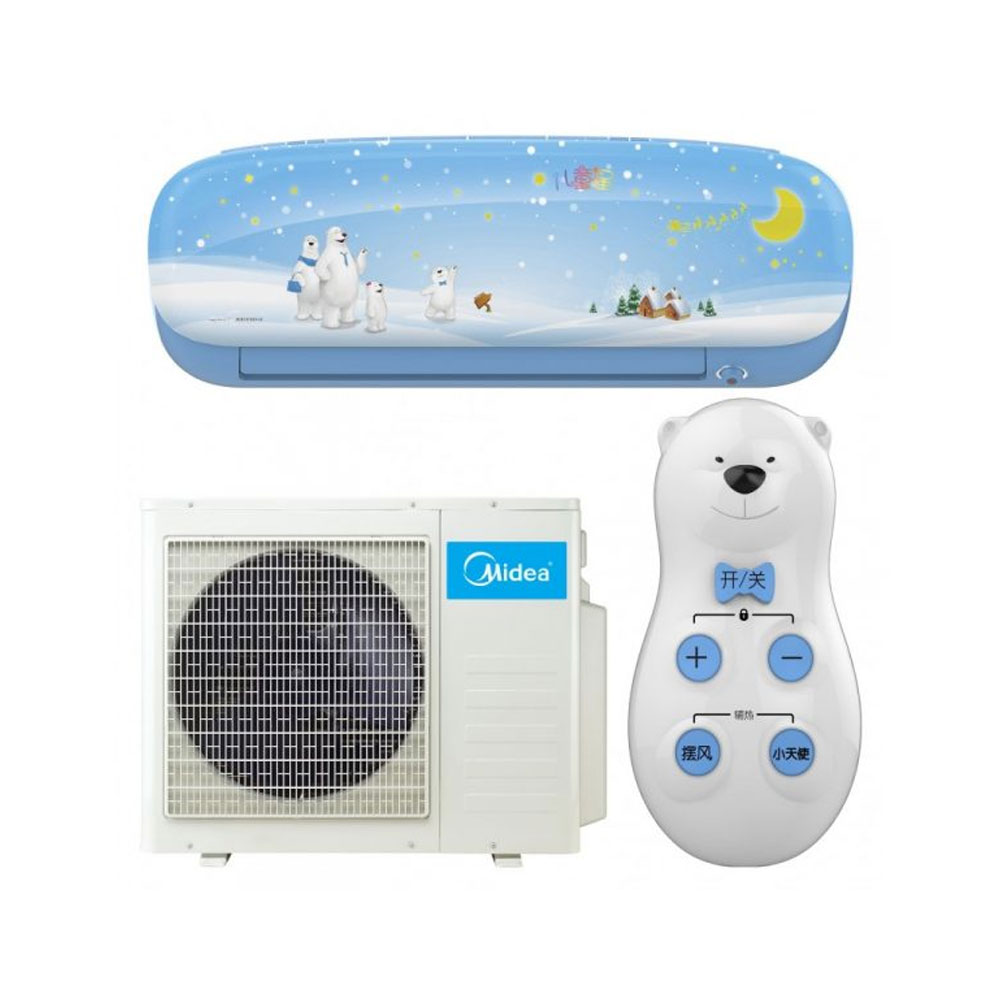 Midea Kidstar Air Conditioner 9000Btu Wi-Fi- Skyblue - MID-09HRN1