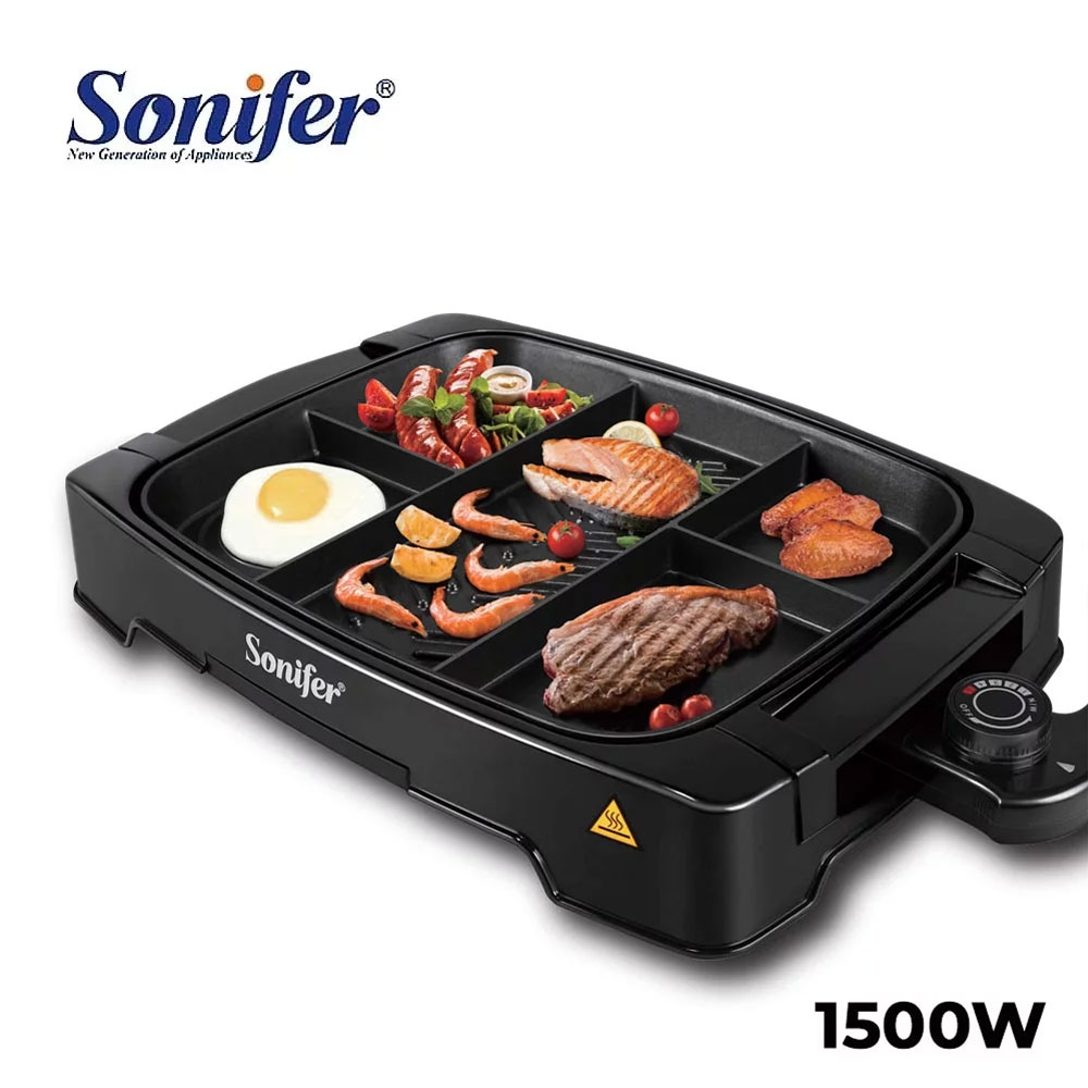 Sonifer Electric Multi-Portion Grill 1500W,  SF-6074