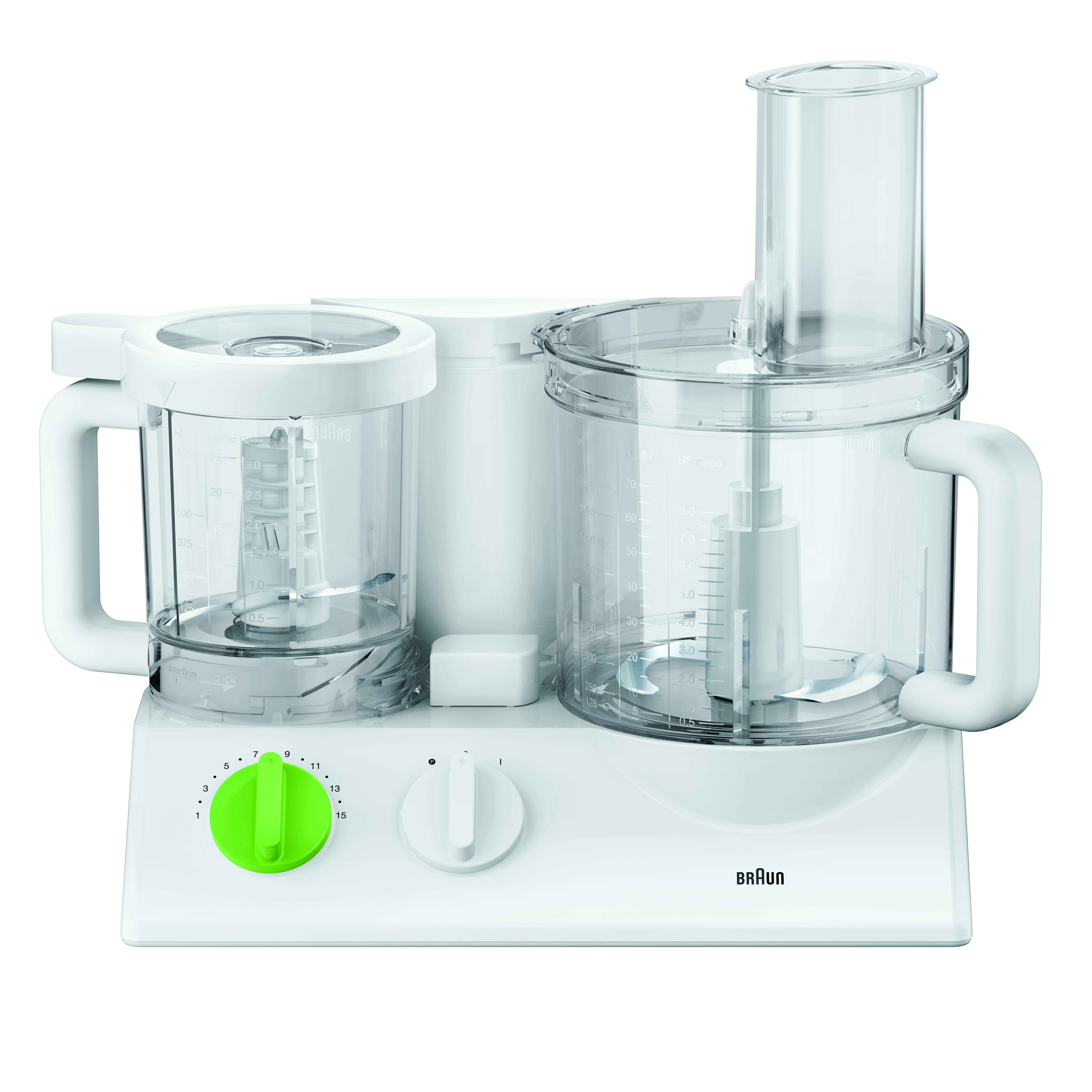 Braun Tribute Collection Food Processor, White, Stainless Steel Material, FX3030