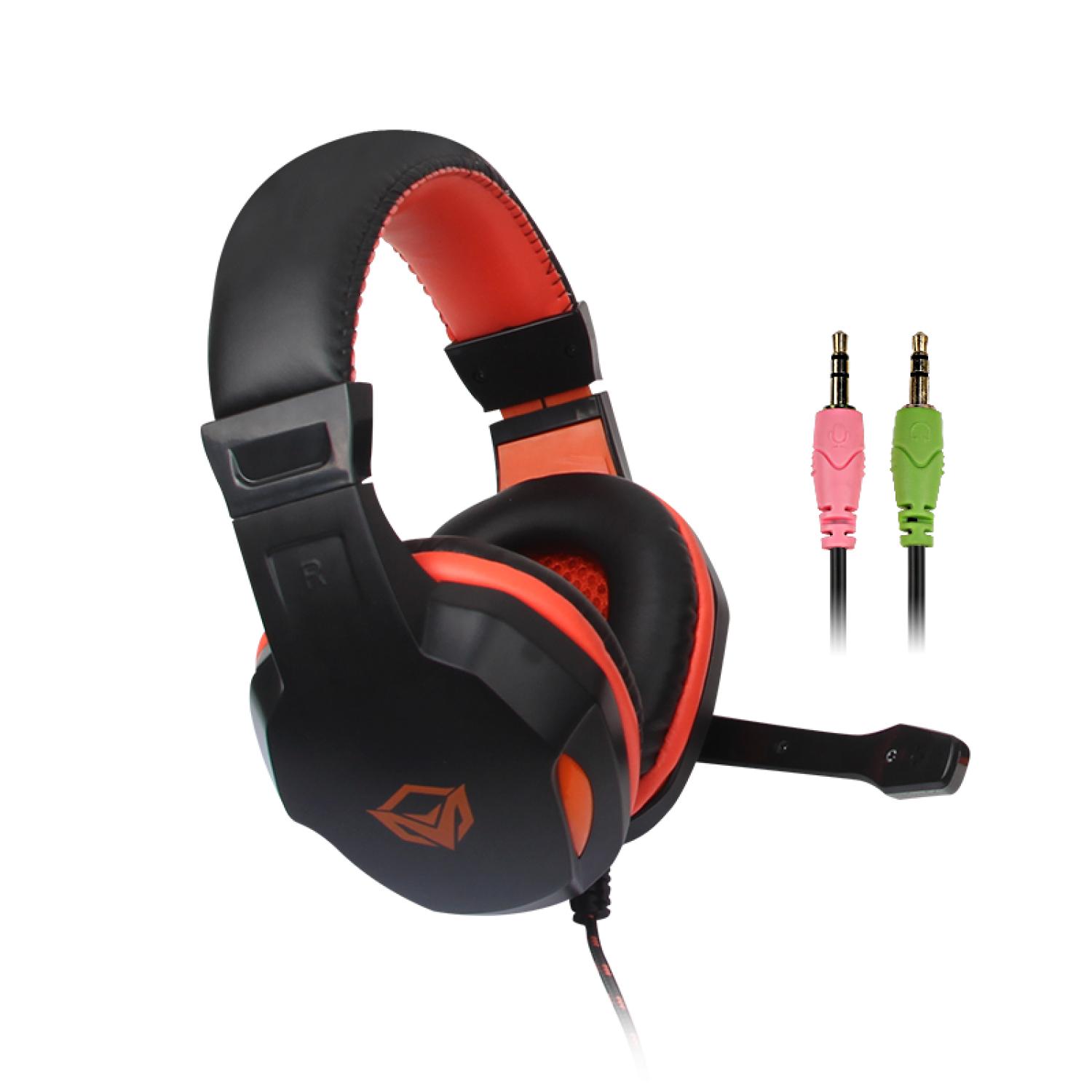 Meetion Headphone Noise Canceling Stereo Leather Wired For Gaming, HP010
