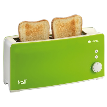 Ariete Long Slot Toaster, Green, ARI-127/GR