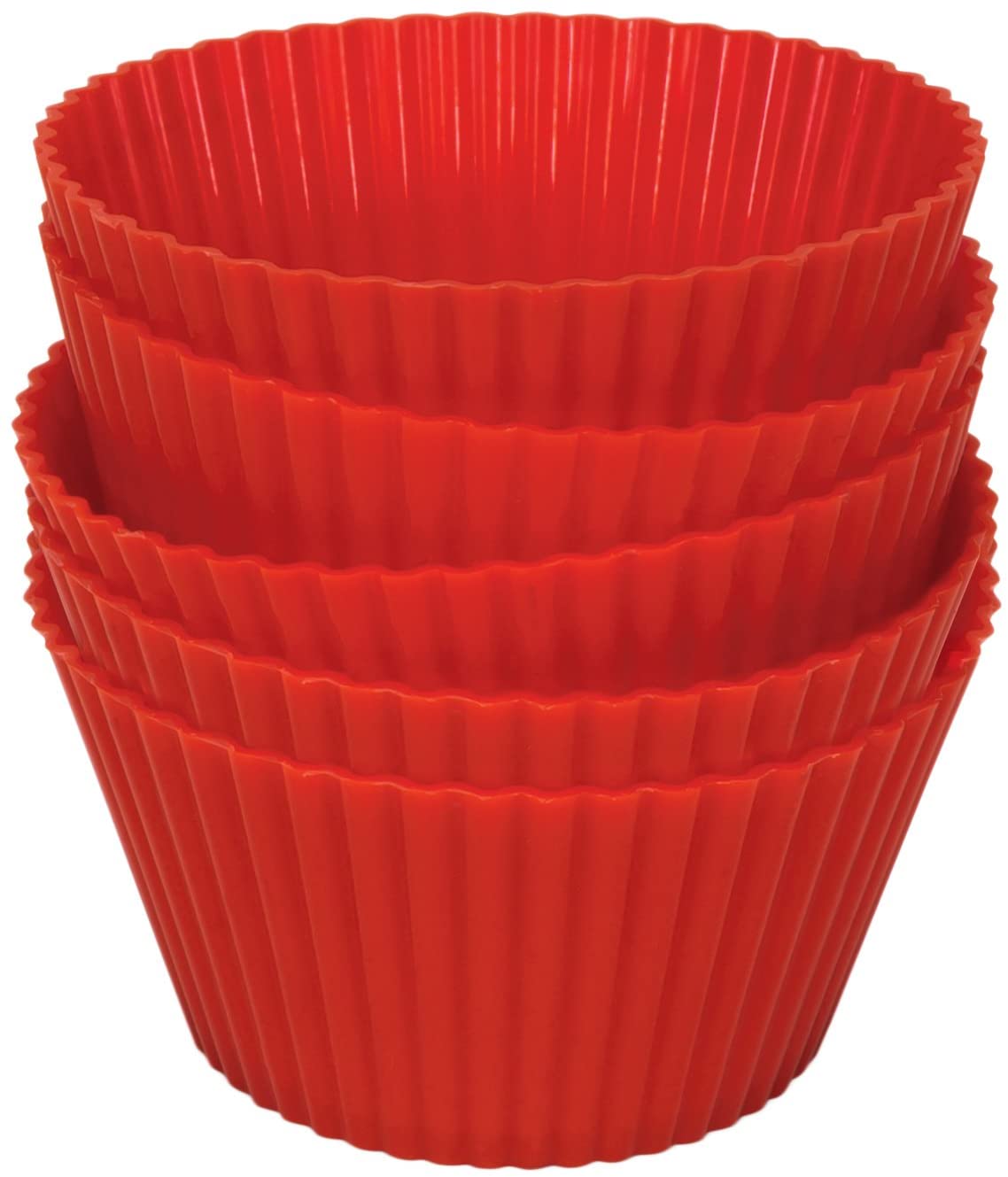 Philips Cupcake Molds, Silicon, Red, HD9909/00