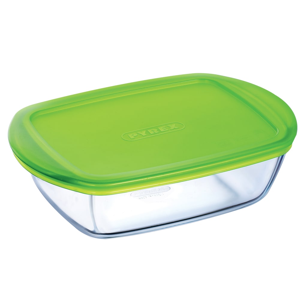 Pyrex Rectangle Dish With Lid 0.35 L, 214P000