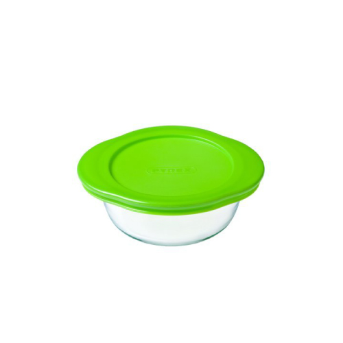 Pyrex Round Dish with Lid 15 cm 0.35 L, 206P000