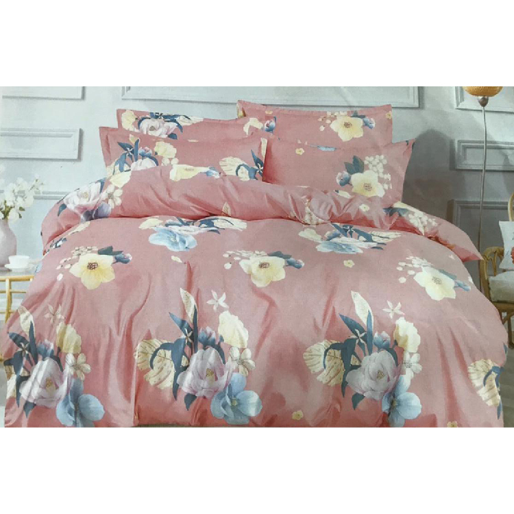 Coventry Comforter set 3 pcs single | Grey/Pink/Yellow/Light blue, 6164GPYLB