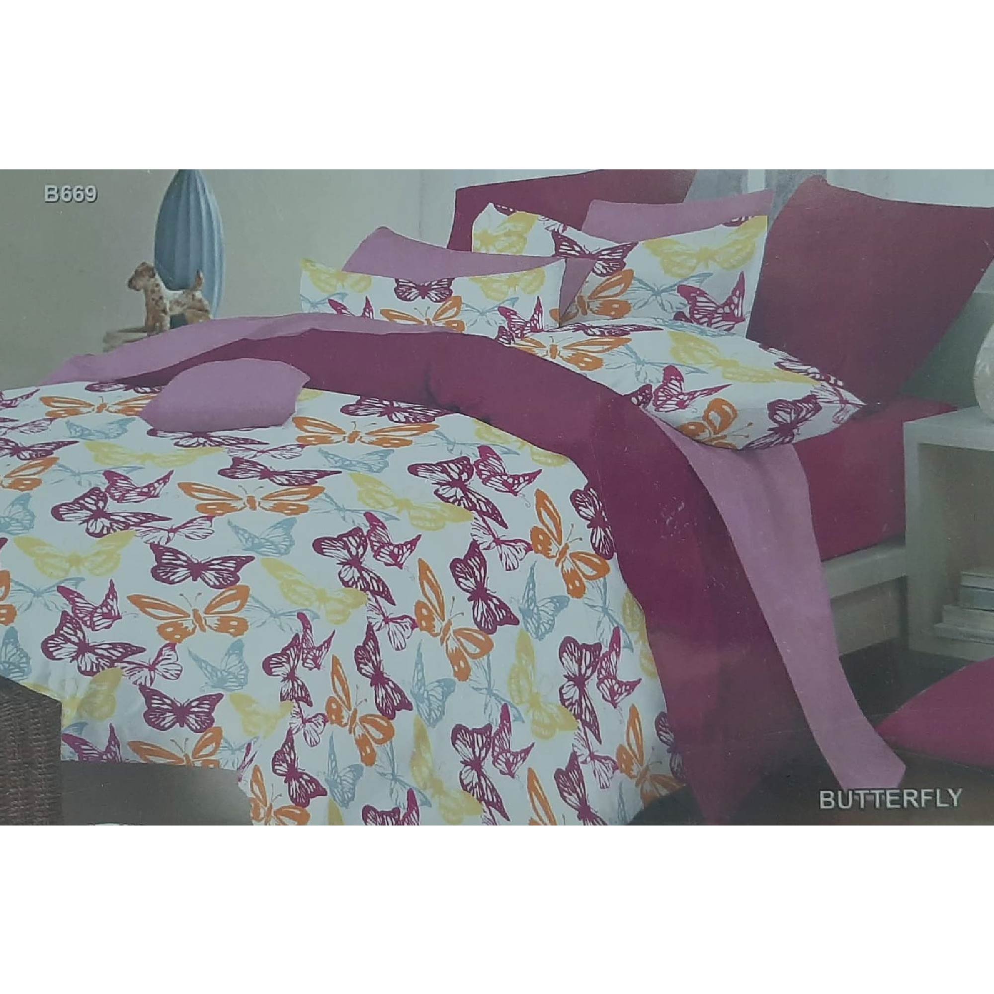 Windsor White/Yellow Luxury Bed Linen Collection Double, WIN-8407WY