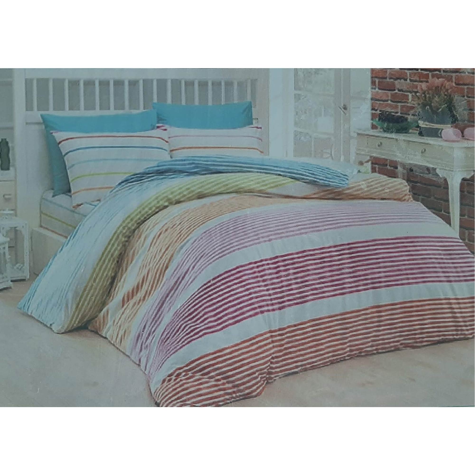 Windsor White/Pink Luxury Bed Linen Collection King, WIN-8414WPK