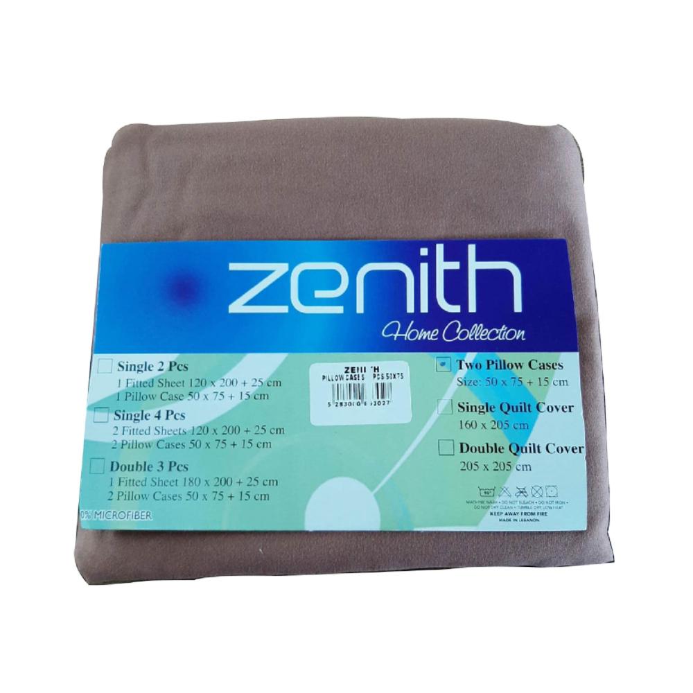Zenith Bordo Plain Pillow Case 2 Pcs, ZEN-3027B