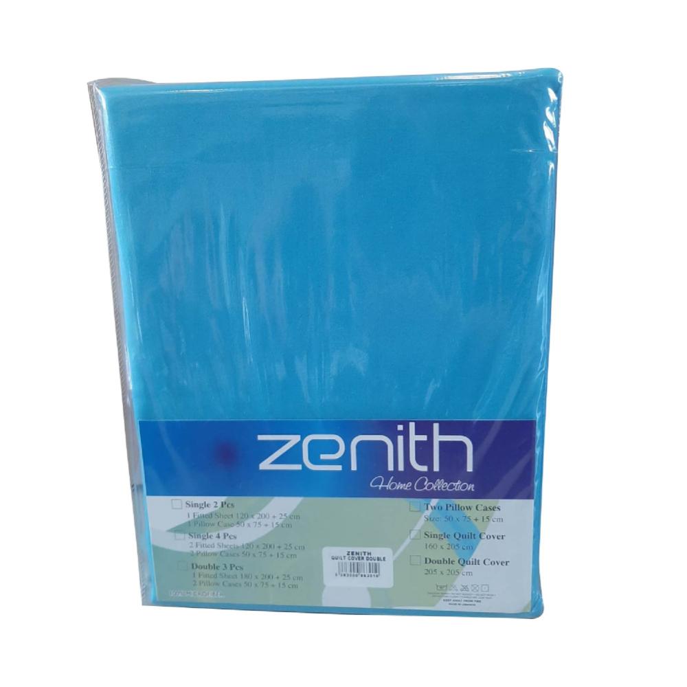 Zenith Baby Blue Fitted Sheet Single 2 Pcs Set, ZEN-3287BBL