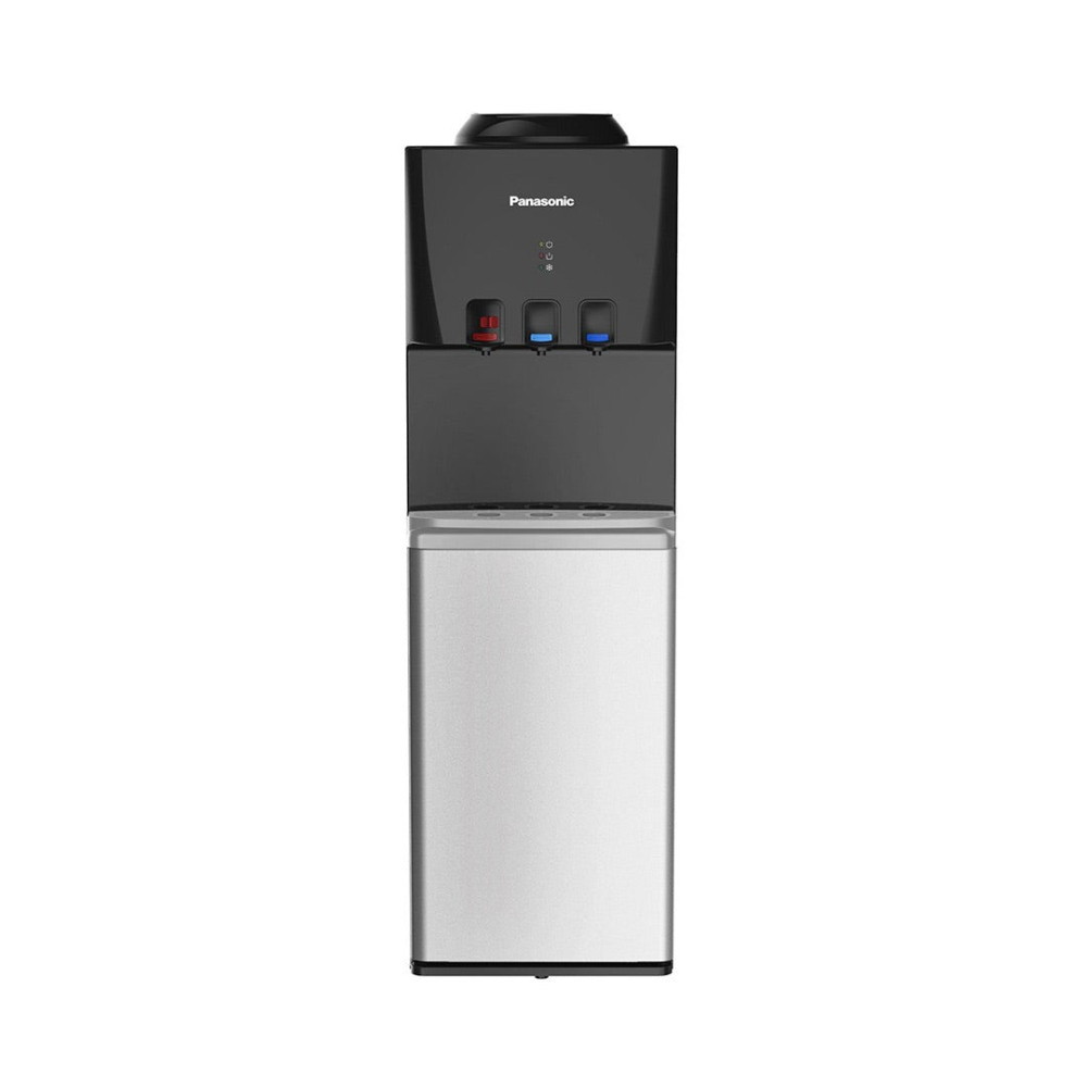 Panasonic Water Dispenser, Top Loading Design, Hot-Cold & Normal Water Options, Child Safety Lock, 310(W)X360(D)X1005(H) mm, Black And Silver, MWD3128TG