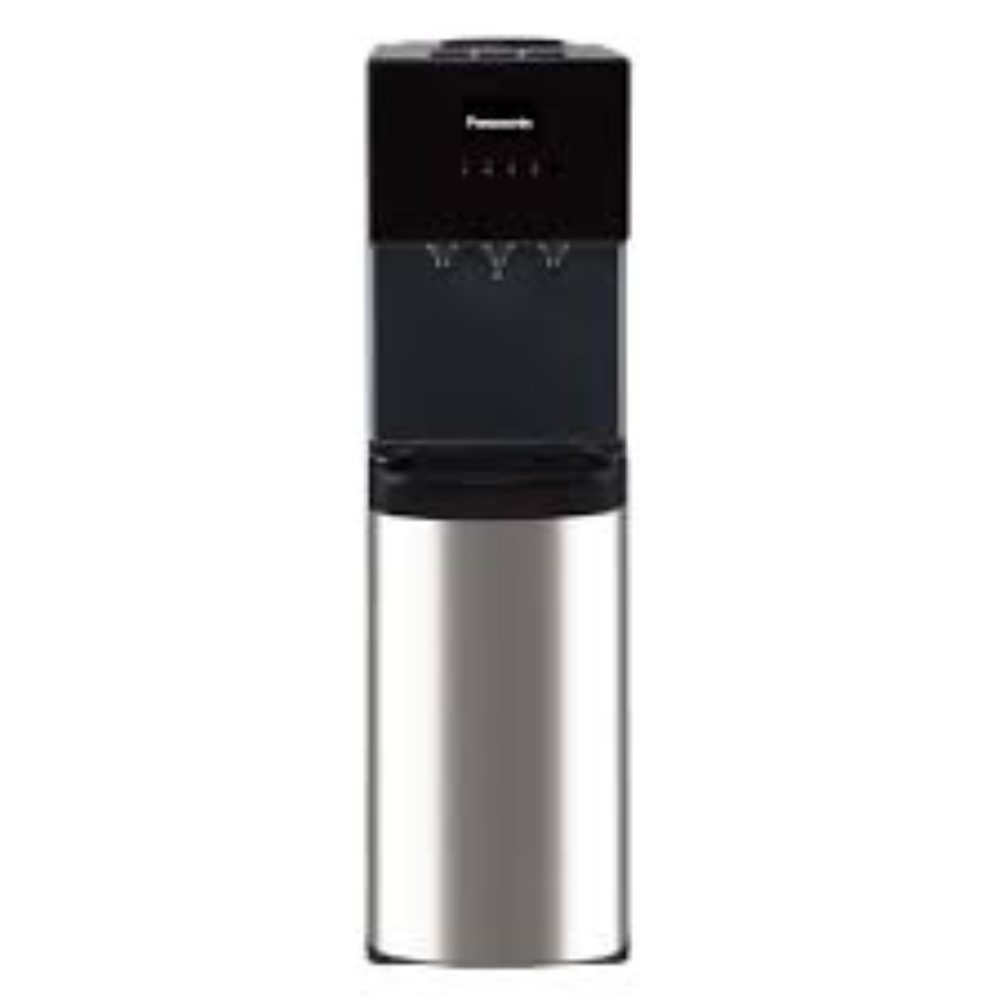 Panasonic Water Dispenser, Top Loading, Hot-Cold & Normal Water, Child Safety Lock, 310(W)X360(D)X1000(H) mm, Black And Stainless Steel, MWD3238TG