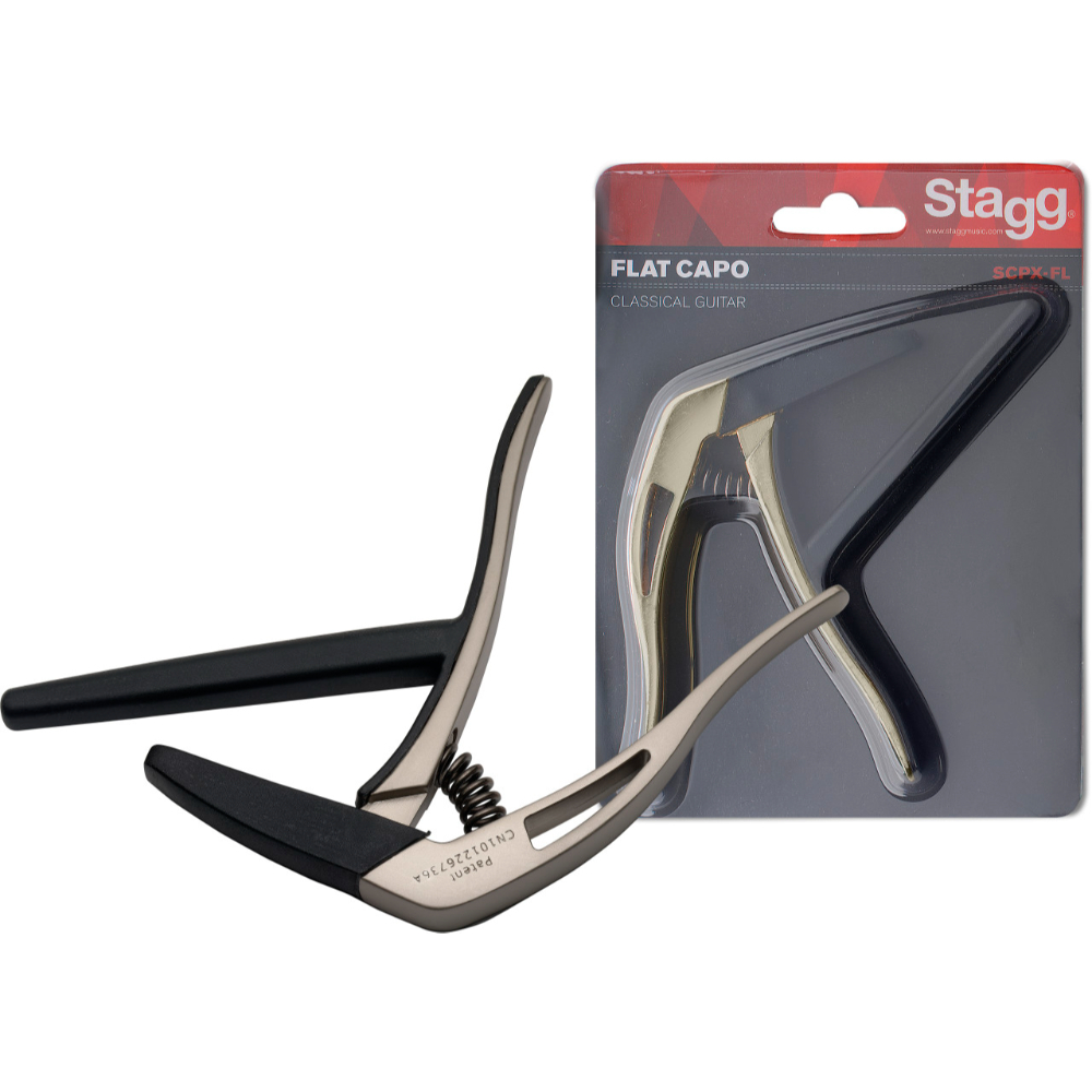 Stagg Flat Trigger Capo-Class, SCPX-FLBG