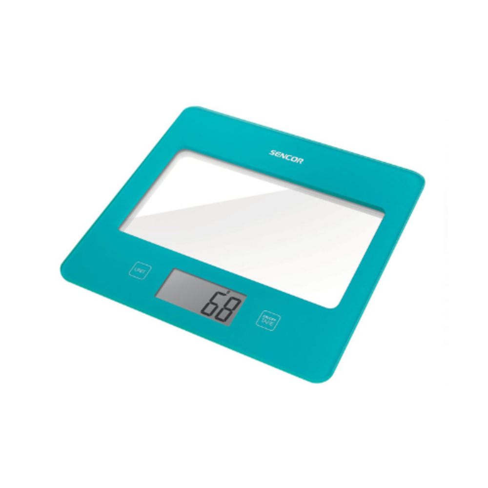 Sencor Kitchen Scale Touch Control Lcd Display Turquoise, SKS5027TQ