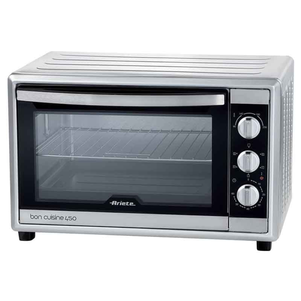 Ariete Electric Oven 52L, Silver, Double Glass, Convection, 1800W, 986/1