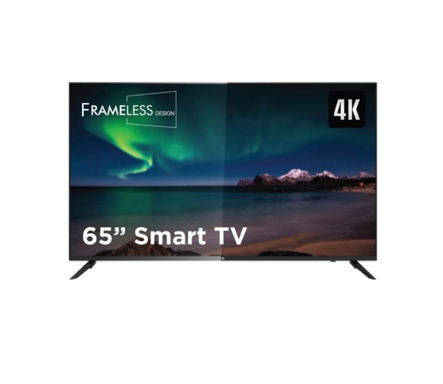 Ateam TV 65-Inch, AK Smart LED With Built IN DVB-T2 Receiver 1.5GB, 8GB, Android 9.0, 65AT8200