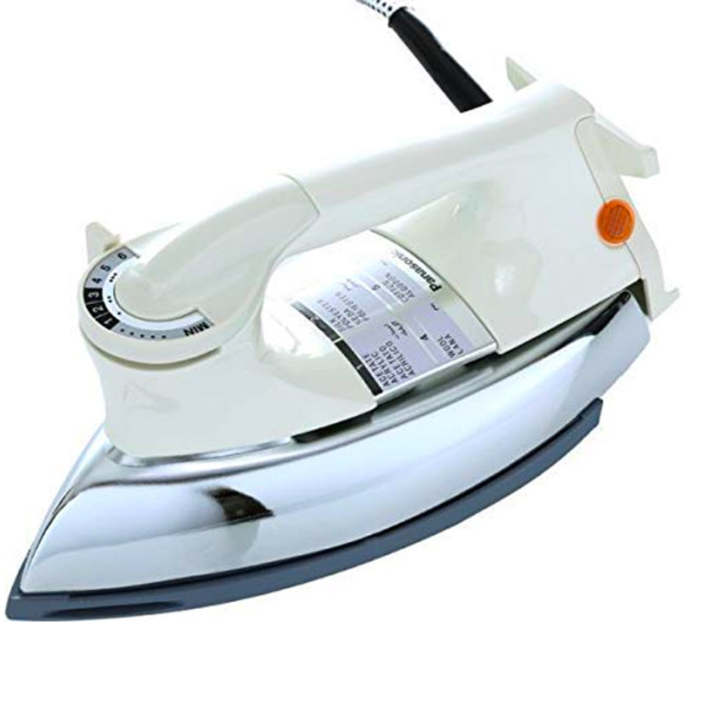 Panasonic Electric Dry Iron 1000W, Non-Stick Coated Soleplate, Temperature Setting Dial, NI-22AWTTC