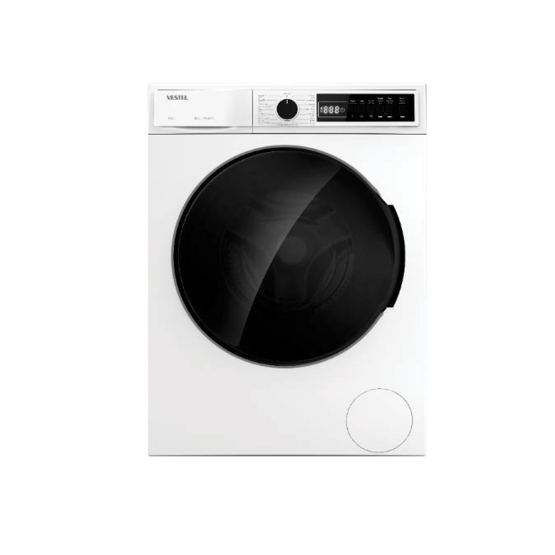 Vestel, Washing Machine 8Kg 1200rpm WHITE, WAM.W812T2.W