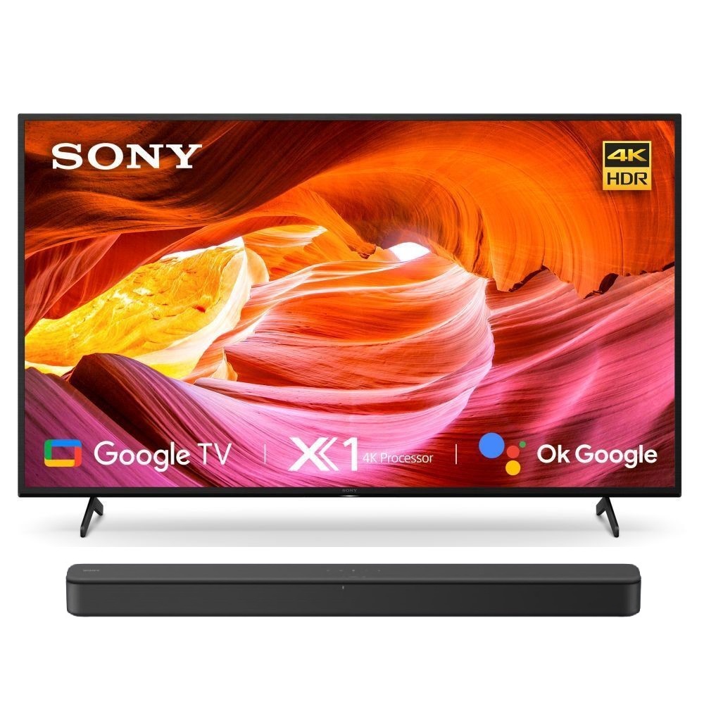 Sony TV 65-Inch, Ultra HD 4K Smart Led Google TV, 3HDMI Ports, 2USB Ports, KD-65X75K