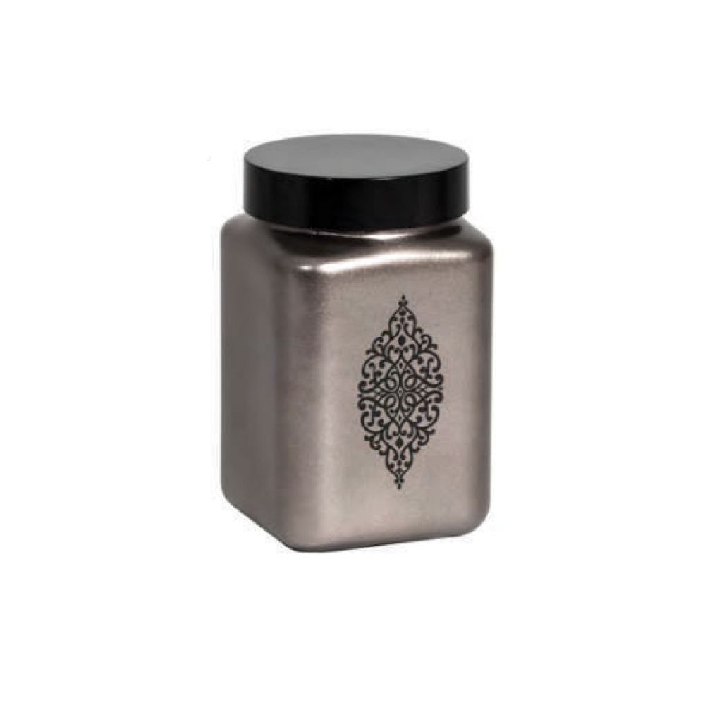 Herevin Square Canister Metallic 1.5LT Silver, 147015-129 SILVER