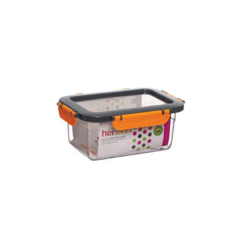 Herevin Airtight Food Container 1LT Orange, 161425-560O