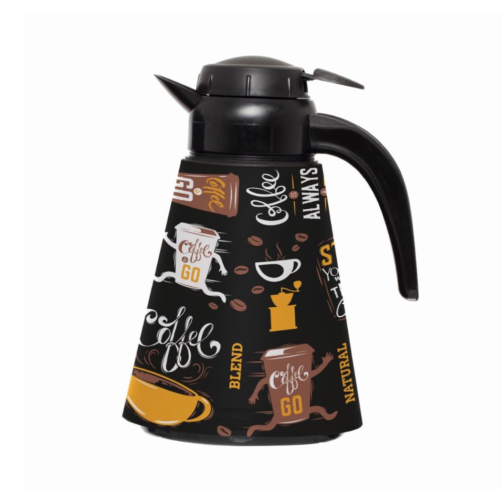 Herevin Conical Thermos Coffee Start Your Day 1.2LT, 161704-006