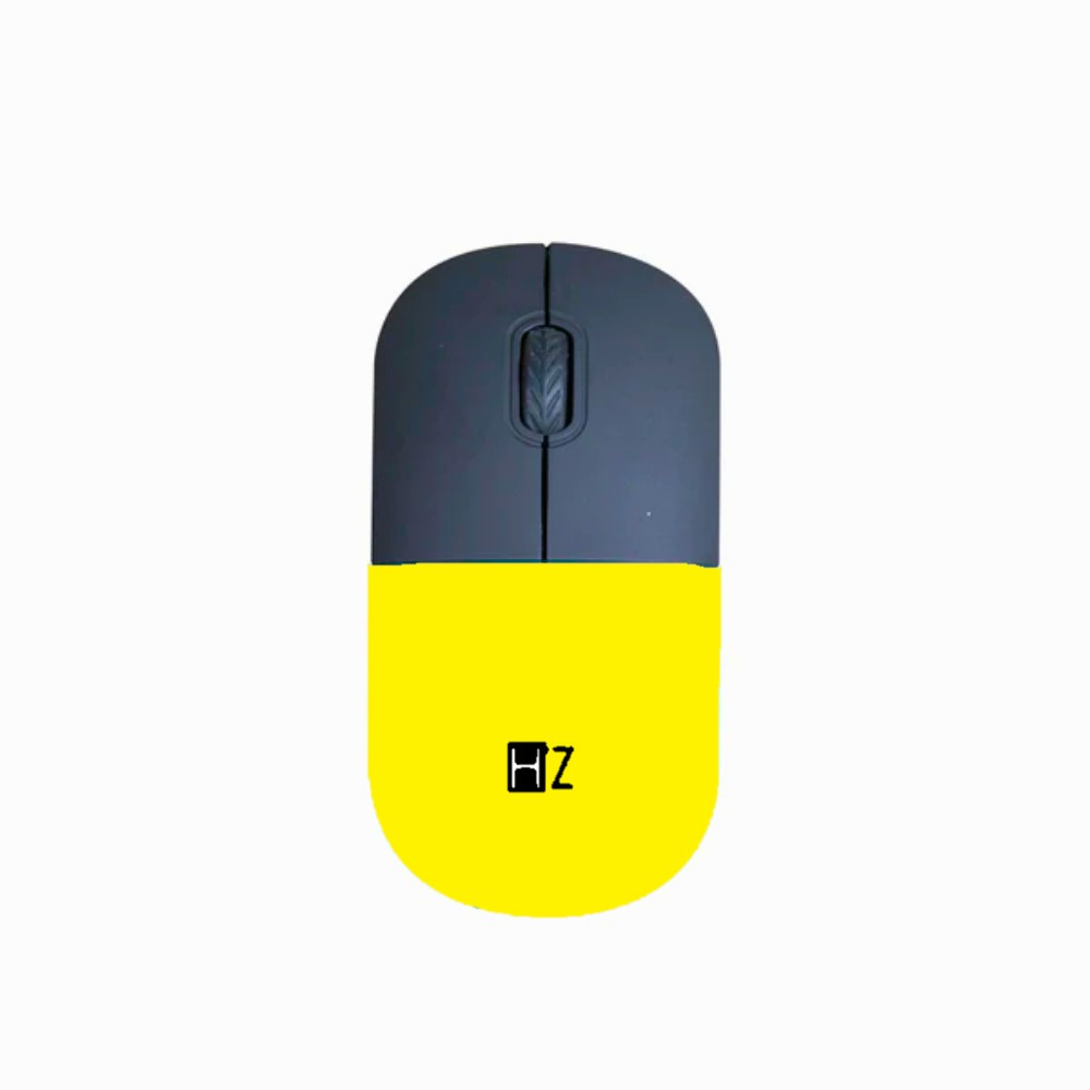 Heatz Wireless Mouse Yellow, XXX-ZM05Y