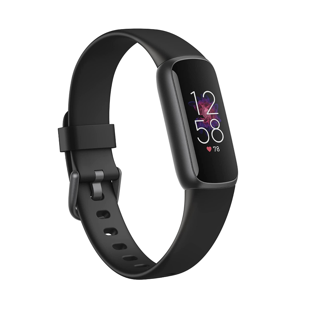 Fitbit Luxe Fitness + Wellness Tracker Black Black, FB422BKBK